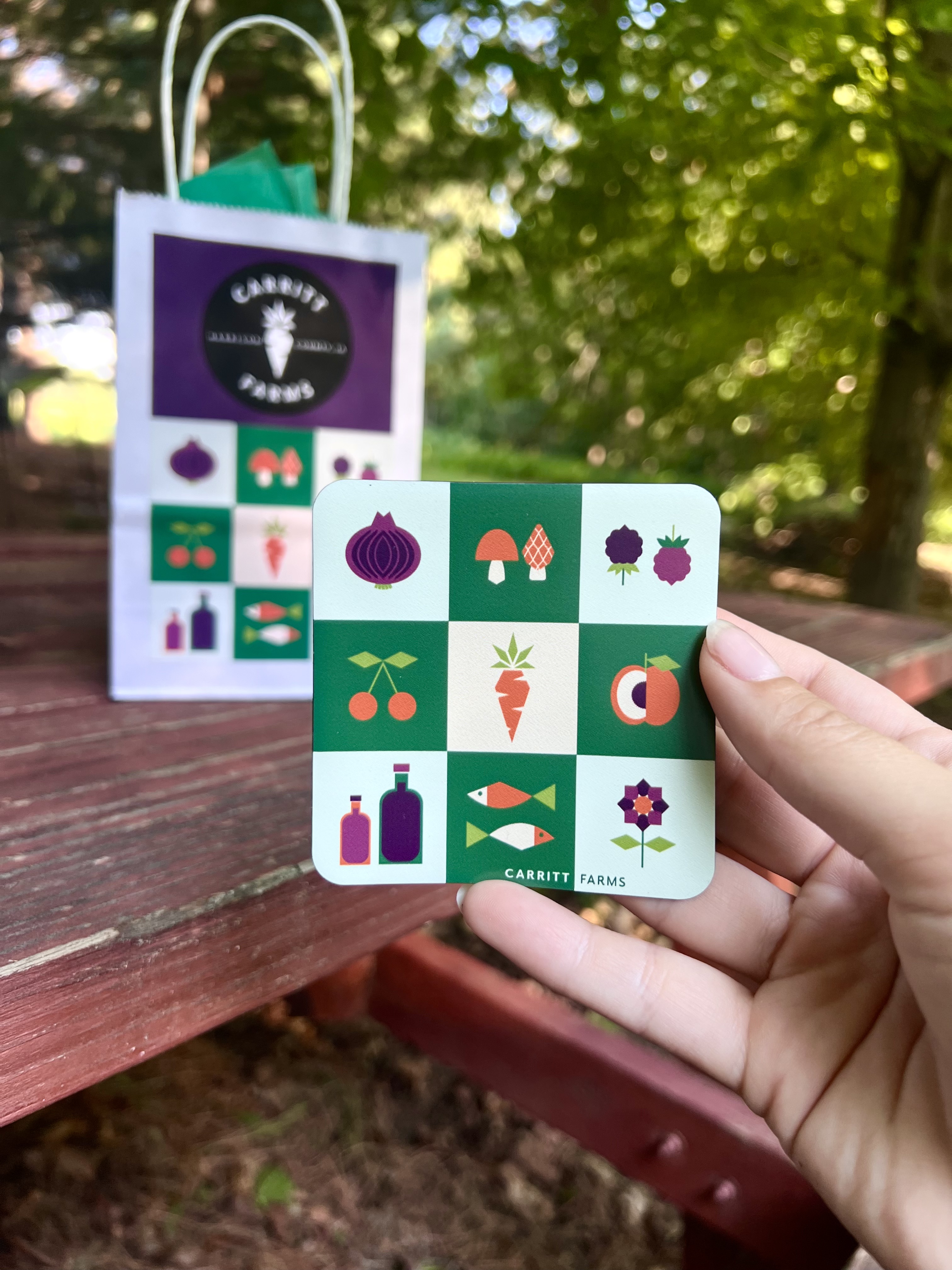 Geometric Icons Magnet