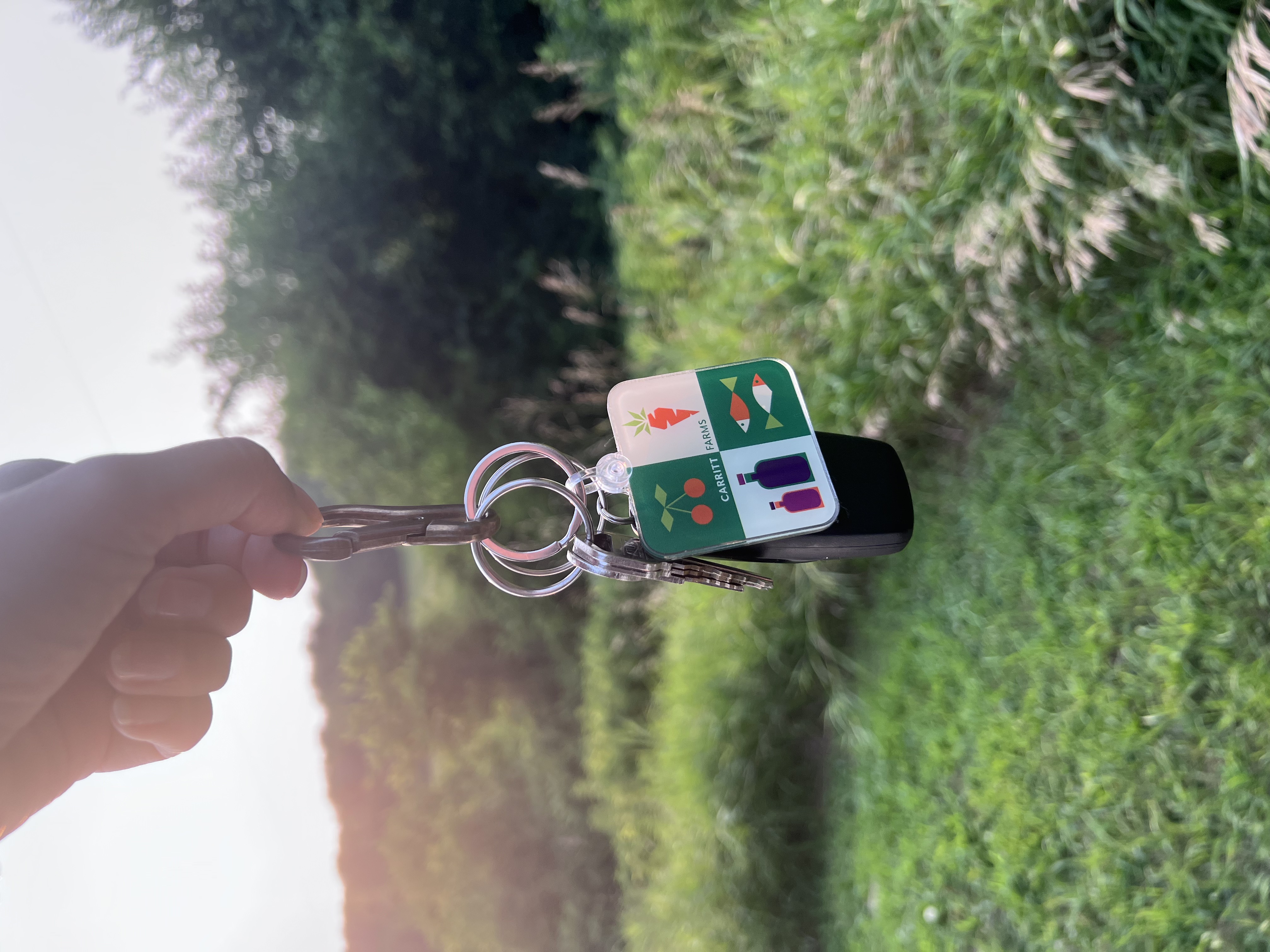 Geometric Icons Keychain