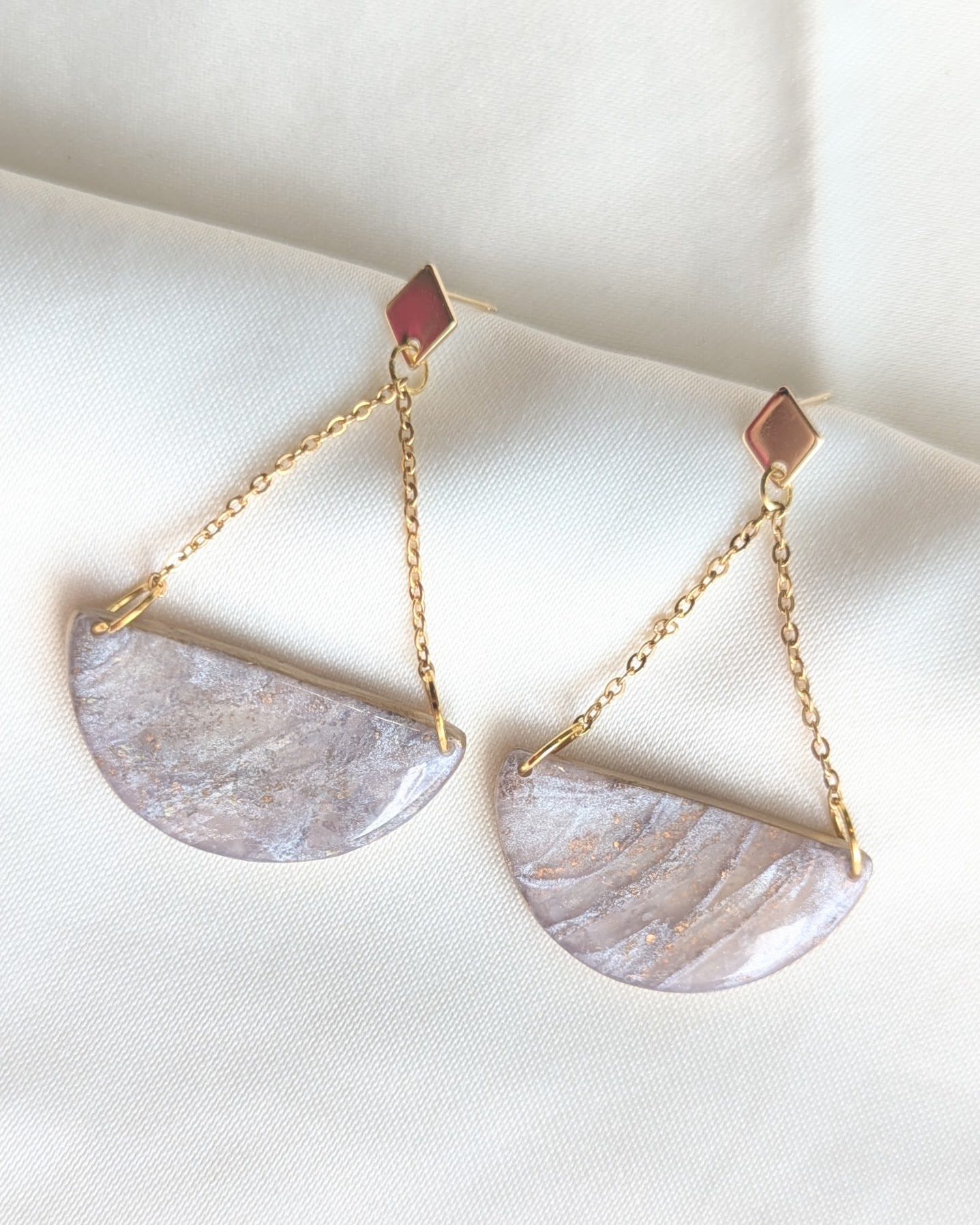 Pearl Celestine Dangles