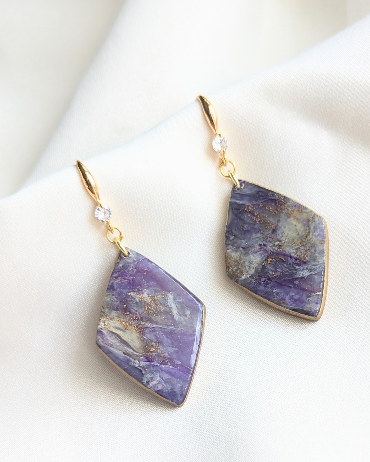 Amethyst Amour Earrings