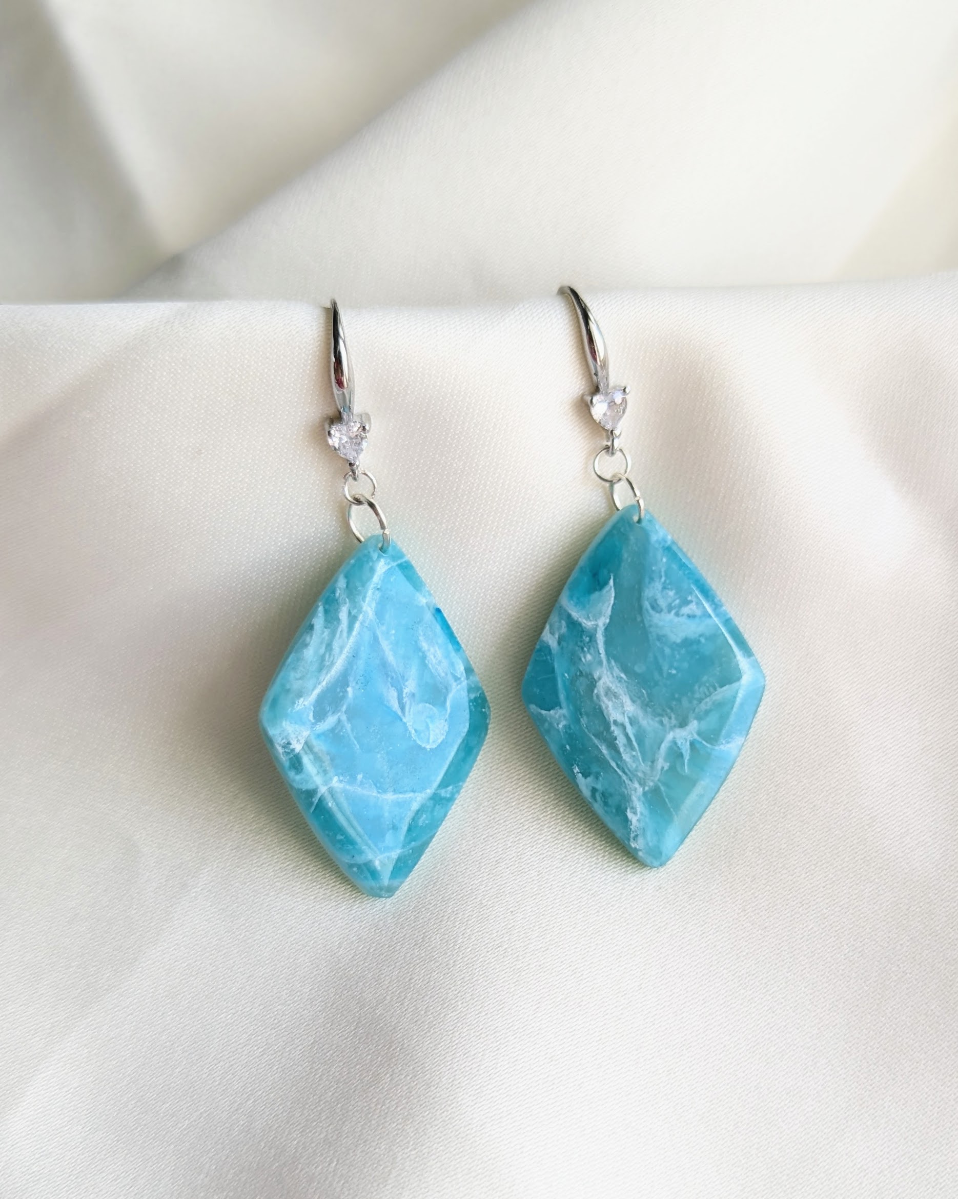 Aquamarine Amour Sterling Silver 925