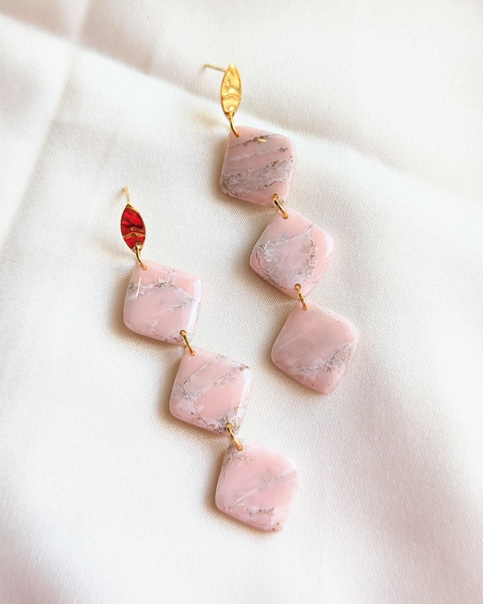 Rose Quartz Glow Earrings