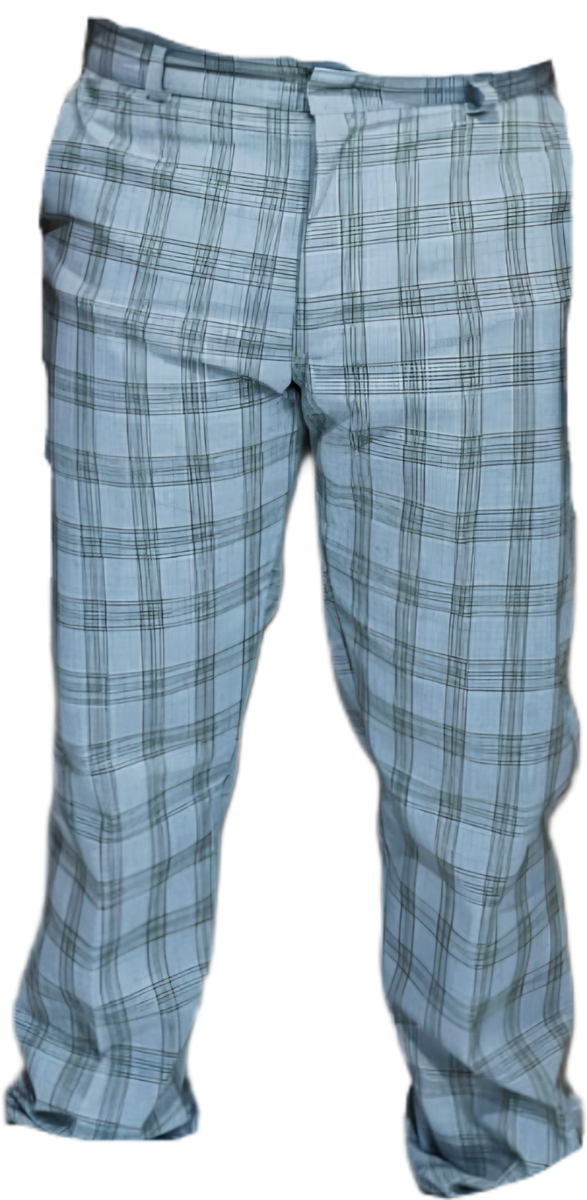 Pantalon Gris de Cuadros de Preparatoria (COBAES)