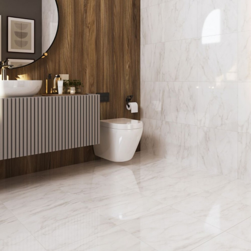 Angelus Grey, Azulejo Cerámico, 31x60, Brillante