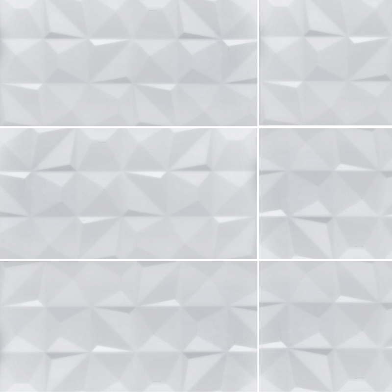 New York Blanco, Azulejo Cerámico, 30x60, Brillante