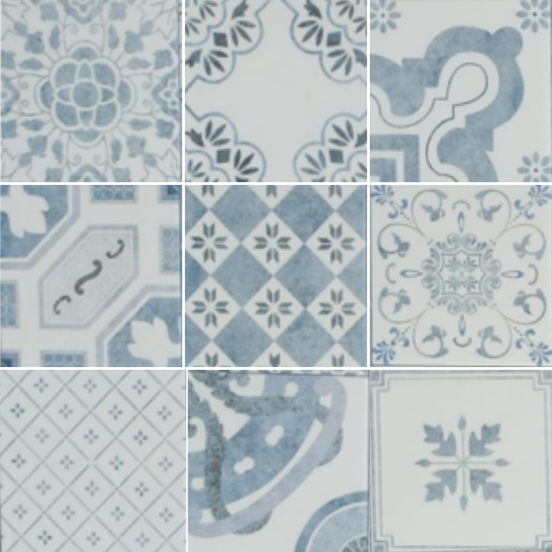 Hidraulik Bali Navi, Azulejo Cerámico, 20x20, Mate