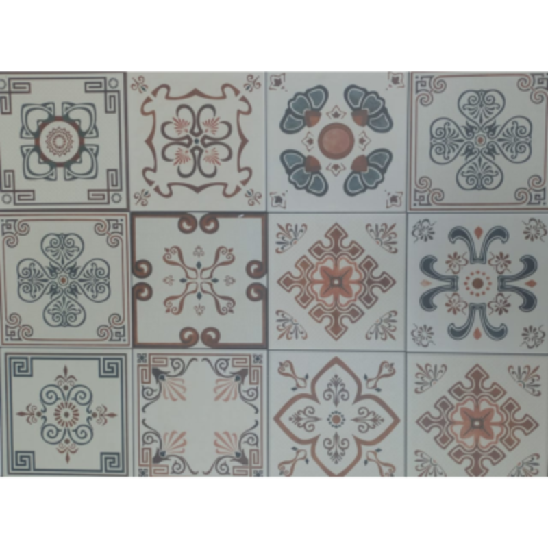 Hidraulik Bali Brown, Azulejo Cerámico, 20x20, Mate