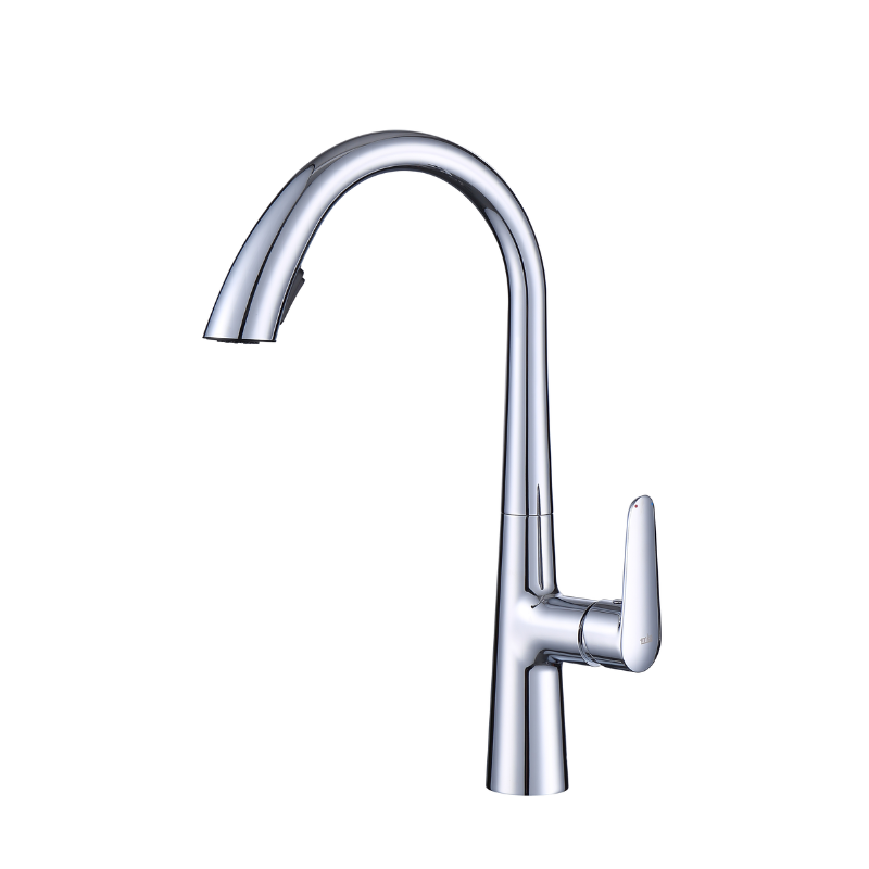 Brescia, Grifo de Cocina Extraíble, Cromo Pulido, Imke