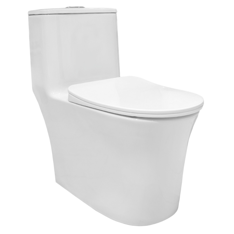 Ibiza 2.0, Inodoro de Una Pieza, Blanco Esmaltado, Briggs