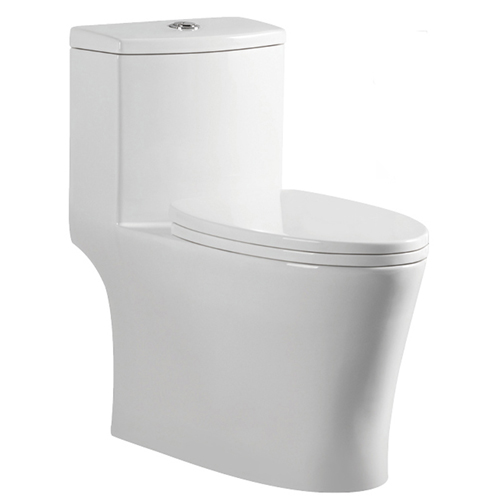 Cupertino, Inodoro de Una Pieza, Blanco Esmaltado, Imke