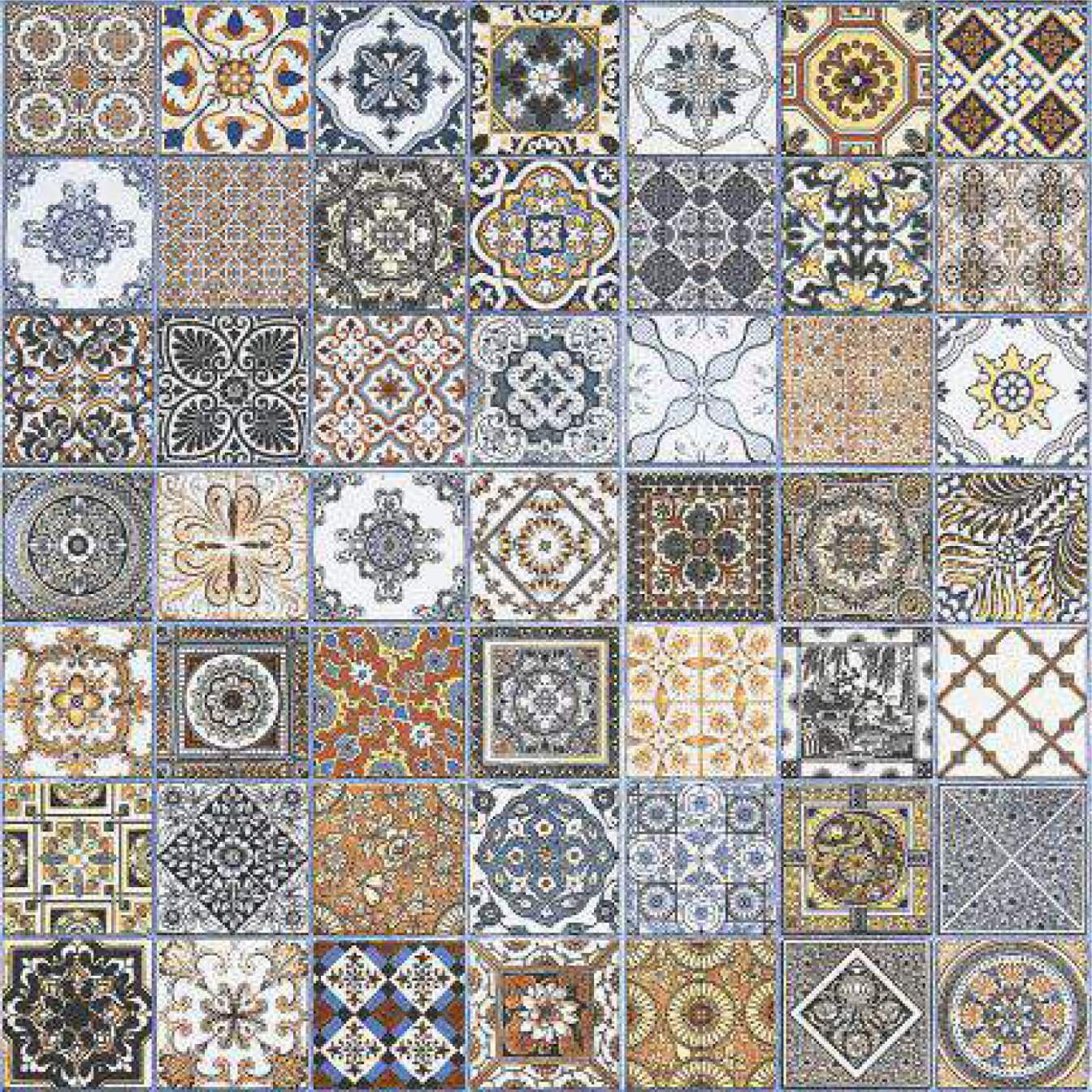 Prime Artsy Cielo, Piso Porcelanato, 60x60, Mate