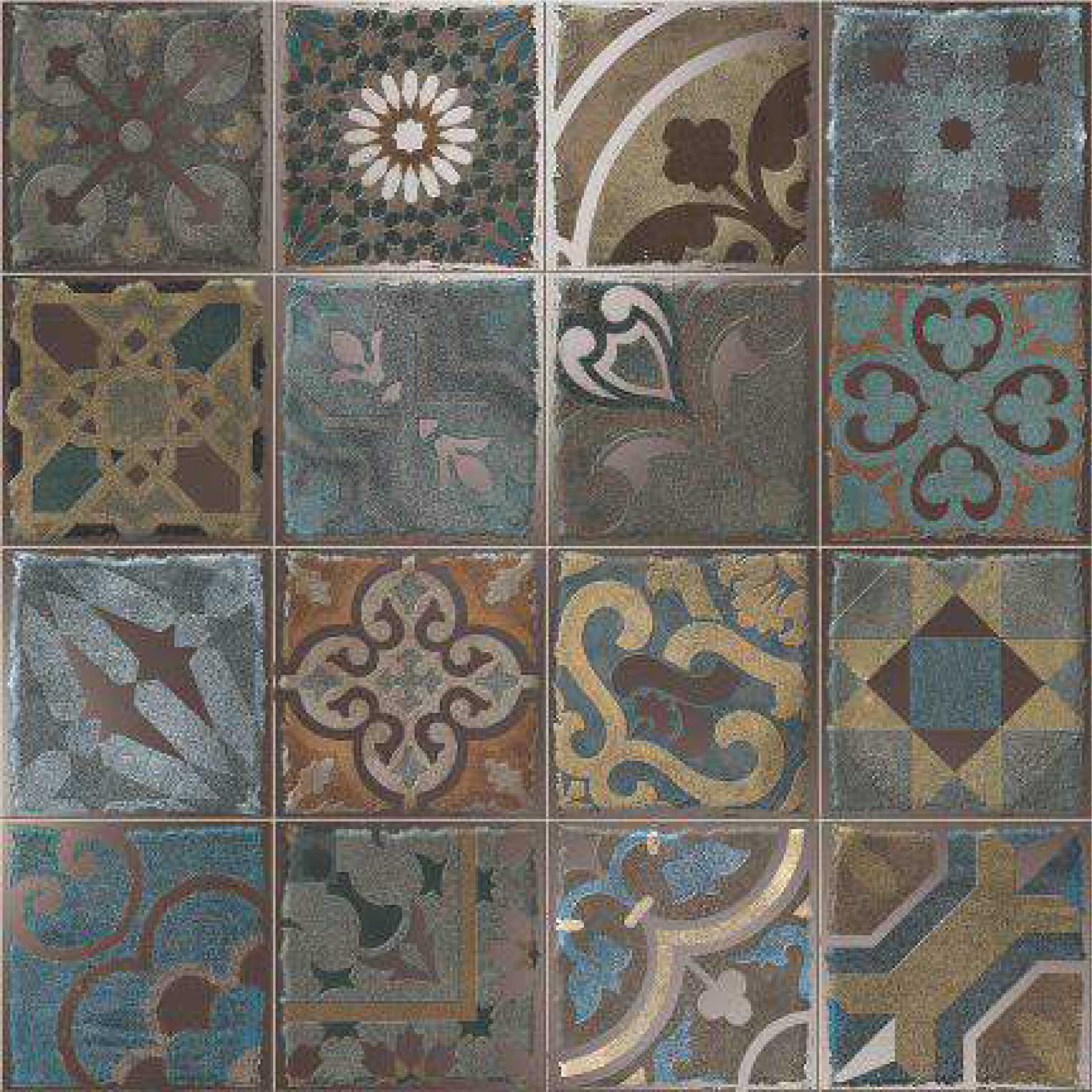 Prime Marco Metal, Piso Porcelanato, 60x60, Mate