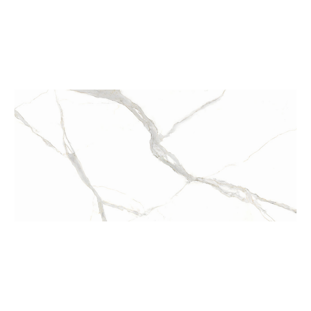 Top de Cuarzo, Calacata Blanco, 300x140x15 mm