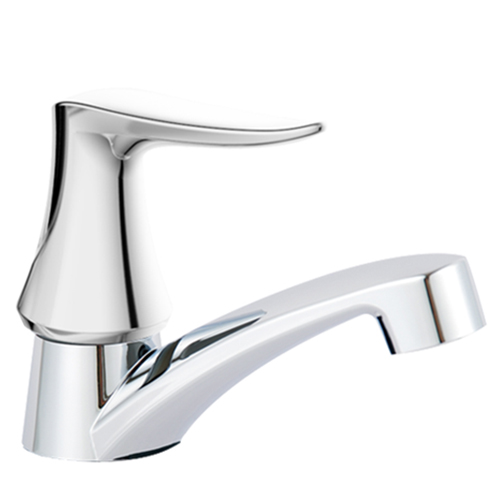 Zuppo, Mezcladora Plástica para Lavamanos de una Temperatura, Cromada Pulido, Imke