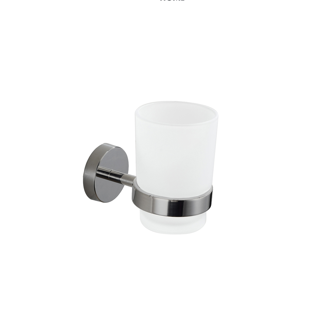 Porta Vaso, Acabado Cromado Satinado, Imke