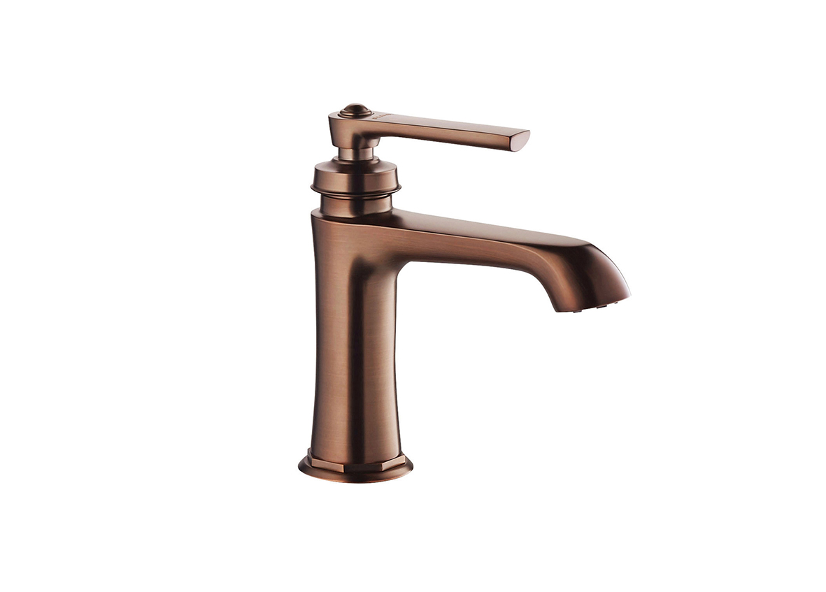 Firenze, Grifo Monocomando Cańo Bajo, Acabado Cobre Pulido, Briggs