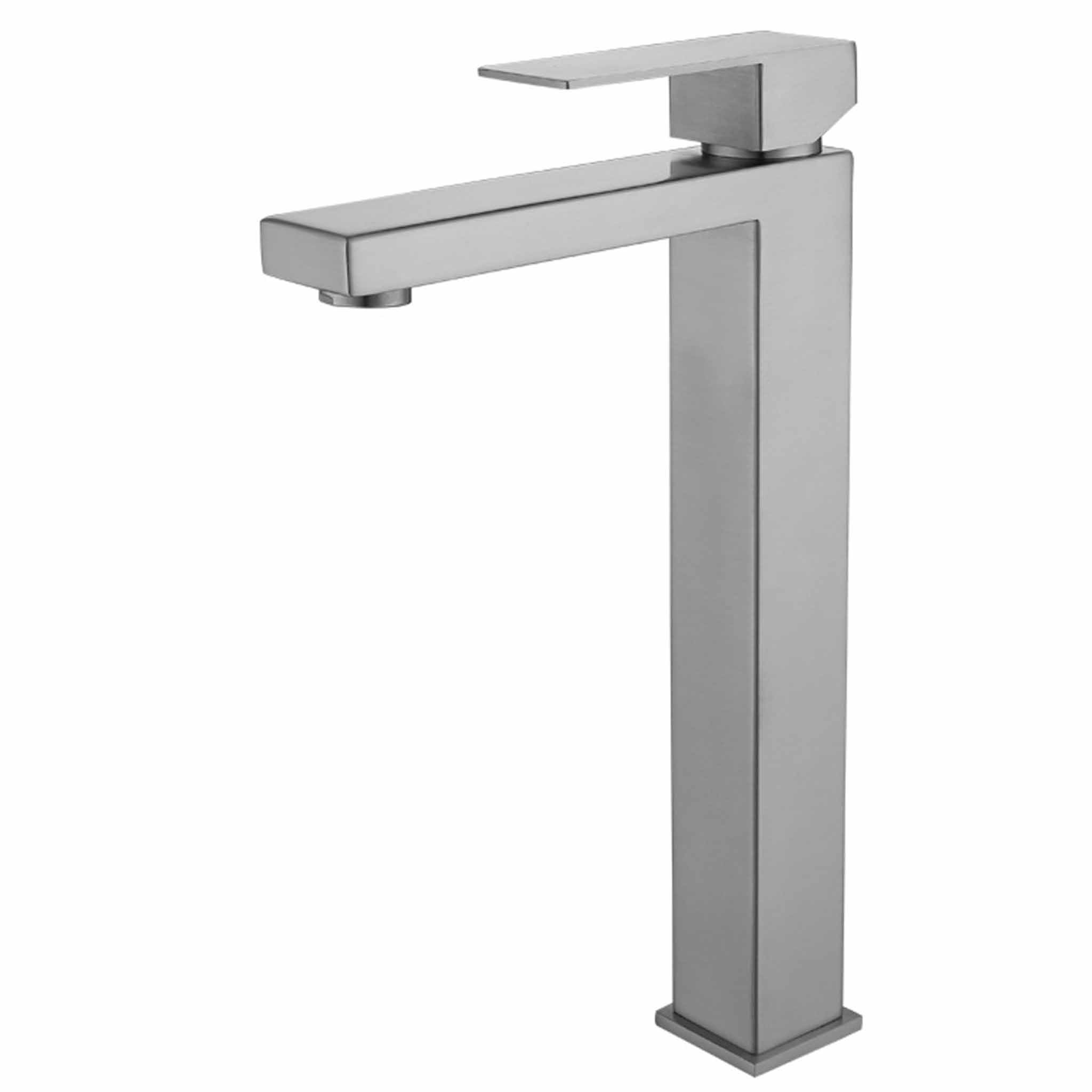 Trento, Mezcladora Caño Alto Cuadrado, Cepillado, Imke