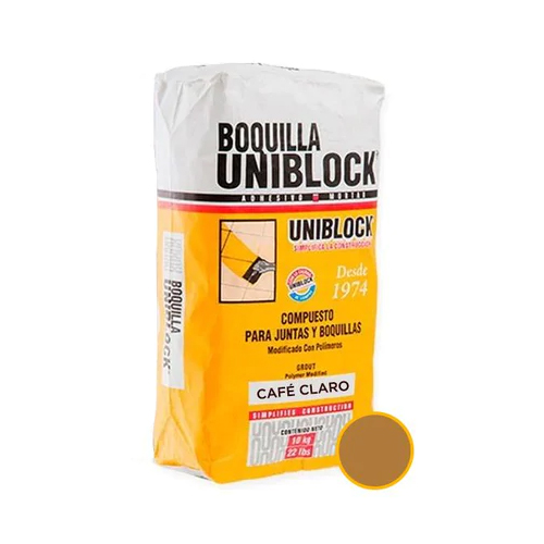 Uniblock Boquilla Terracota Con Arena, 10 kg