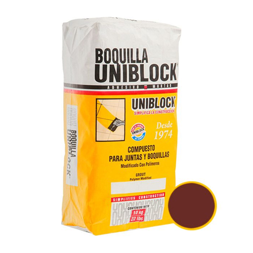 Uniblock Boquilla Chocolate Sin Arena, 10 kg