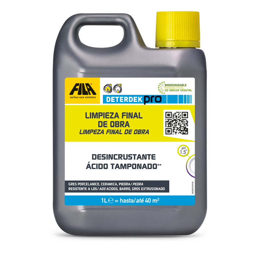 Fila Deterdek Limpiador Quitacemento Fina De Obra (946 Ml)