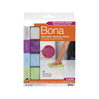 Bona Set De 4 Toallas De Microfibra