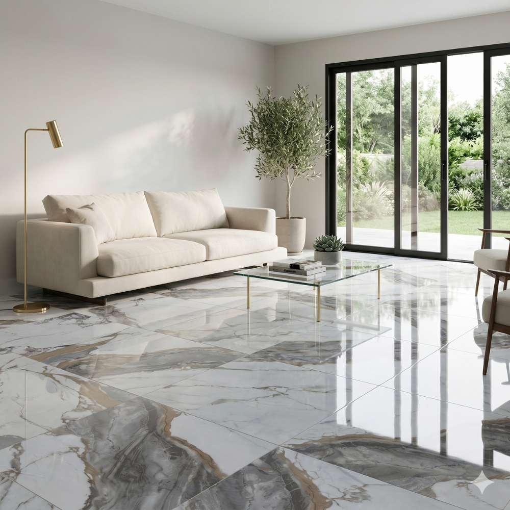 Roma Angel, Piso Porcelanato, 60x60, Brillante
