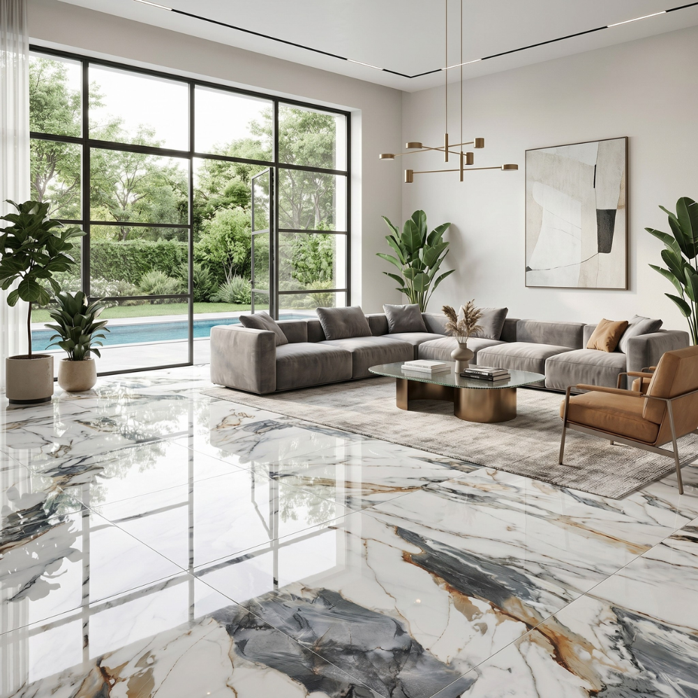 Roma Angel, Piso Porcelanato, 60x60, Brillante