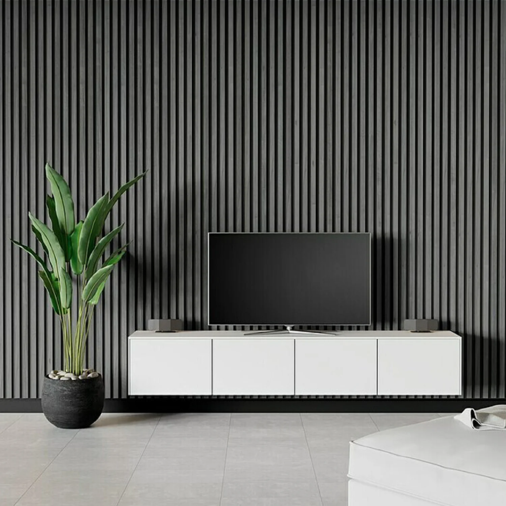 Panel para Pared Exterior, Color Gris, Pieza de 2.9m x 0.21m x 0.26m