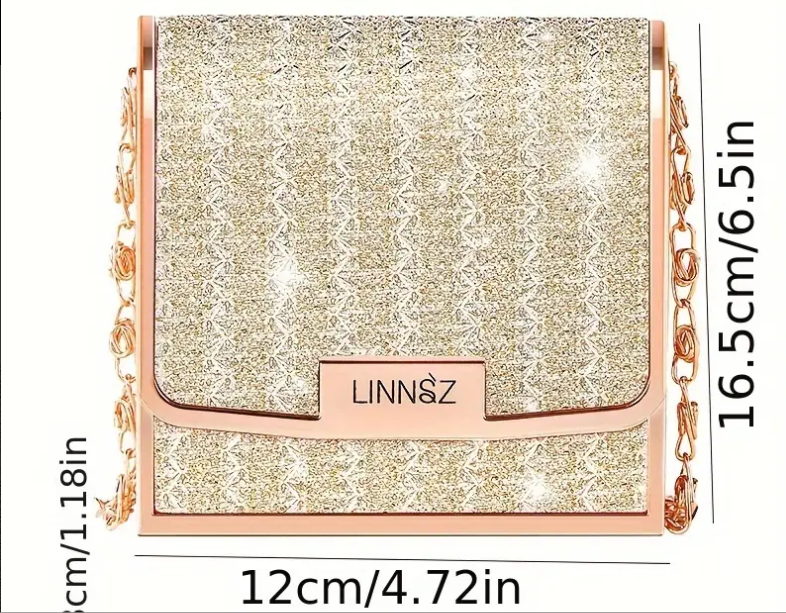 Estuche de maquillaje en forma de bolso con labiales