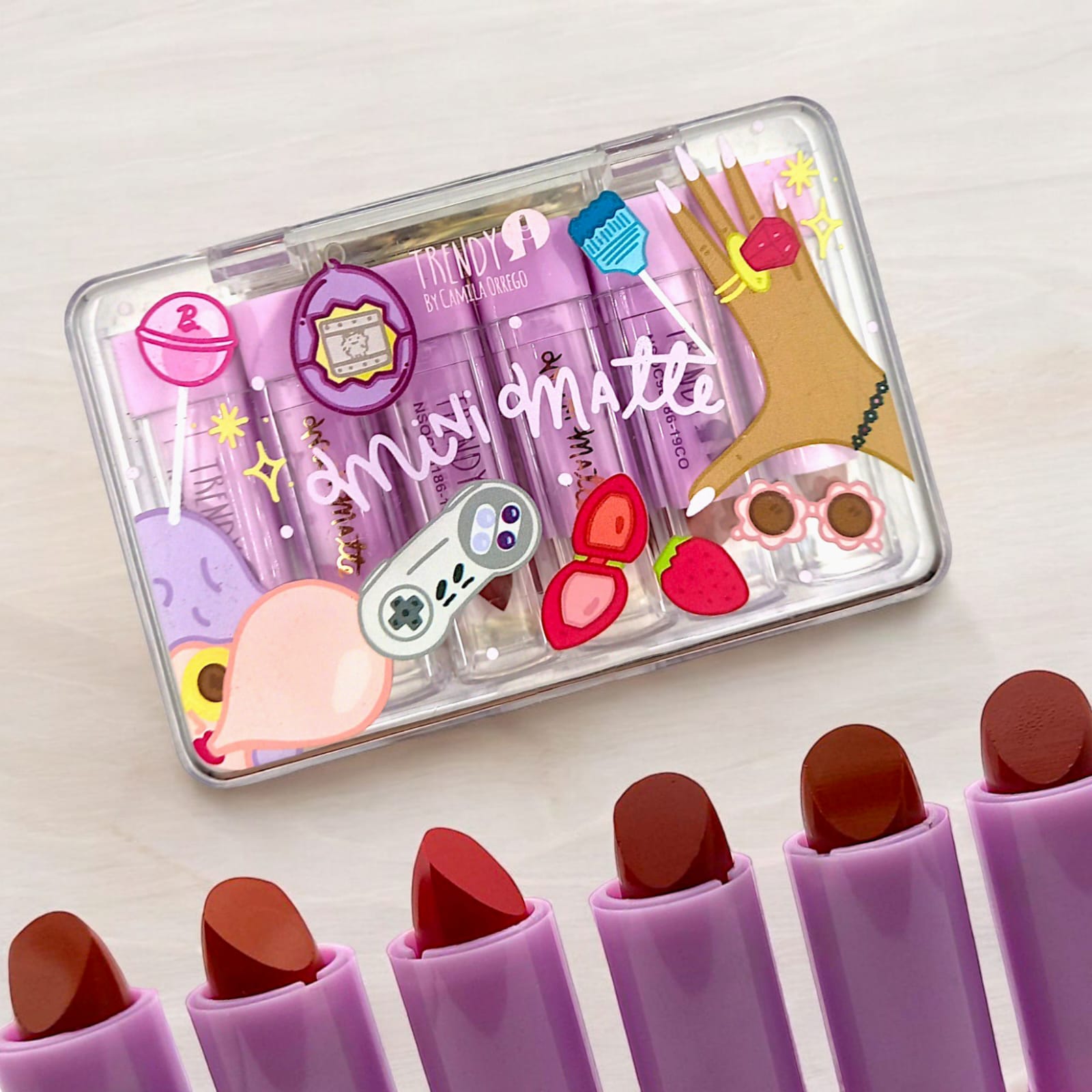 Kit X 6 Mini Matte  Trendy