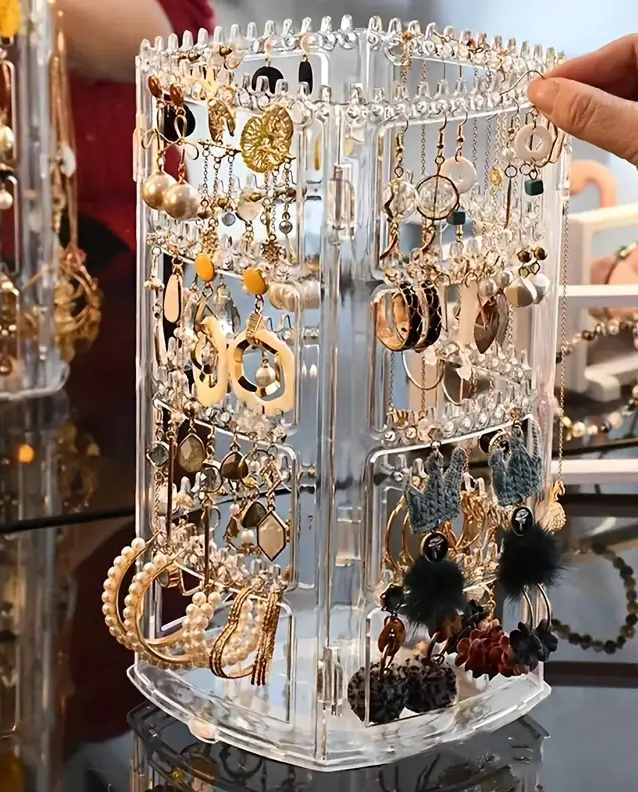 Organizador de joyas giratorio 360°