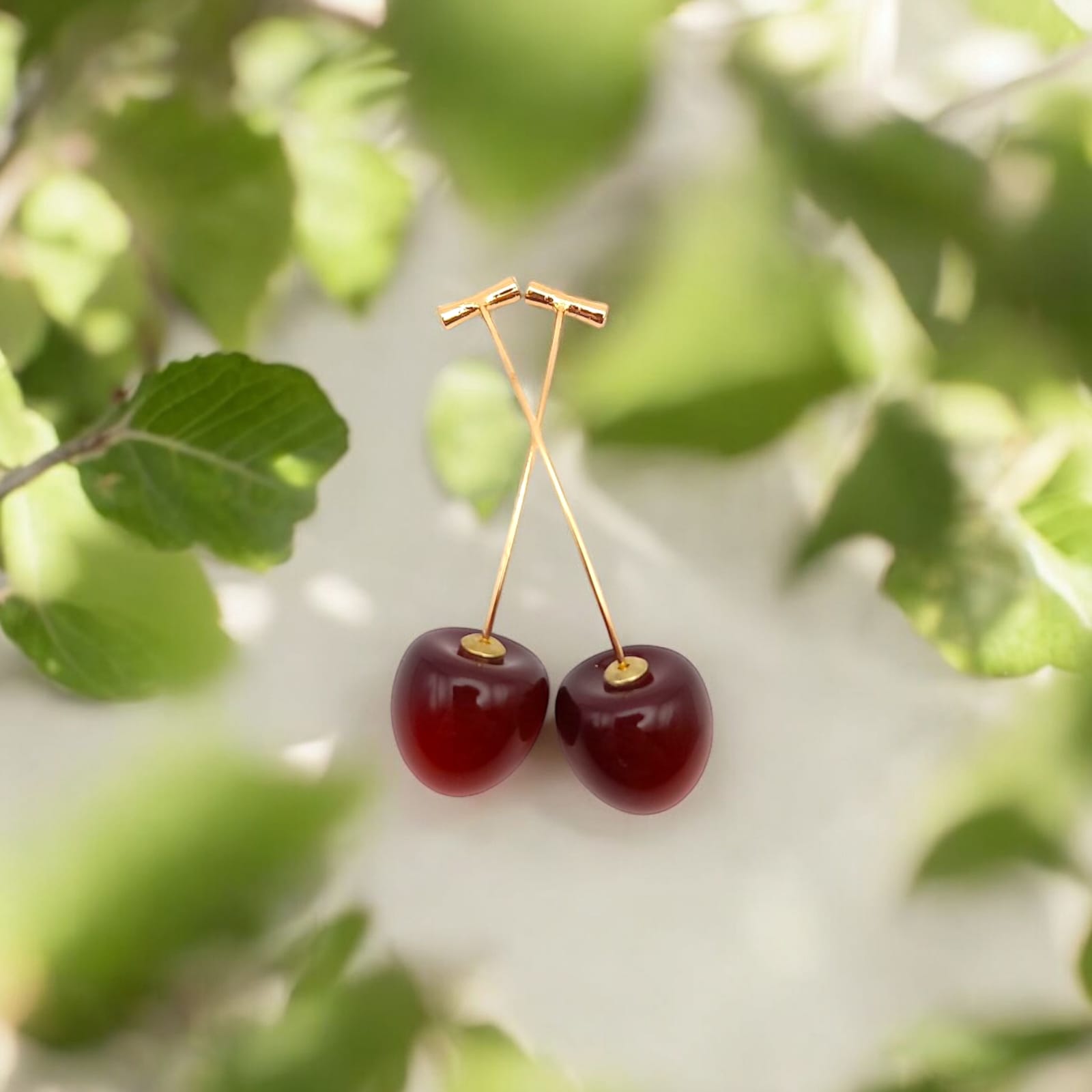 Aretes de cereza