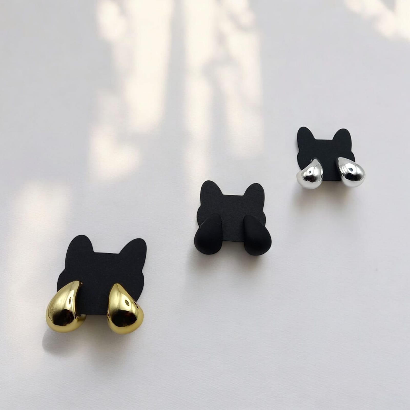 aretes en forma de gota