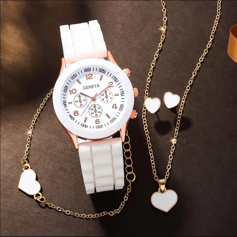 Reloj y conjunto de joyas