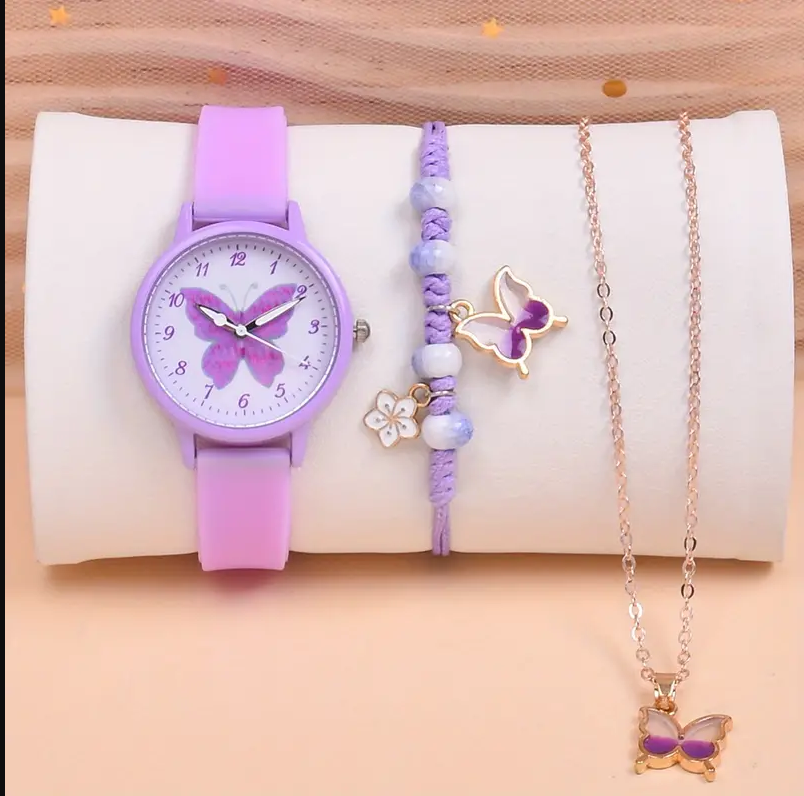 Conjunto de reloj y accesorios