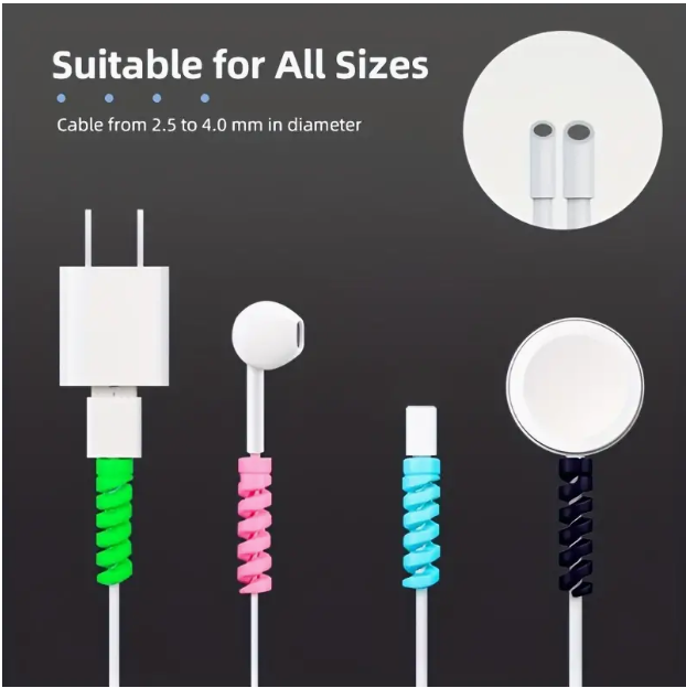 Set X4 Protector de cable en espiral