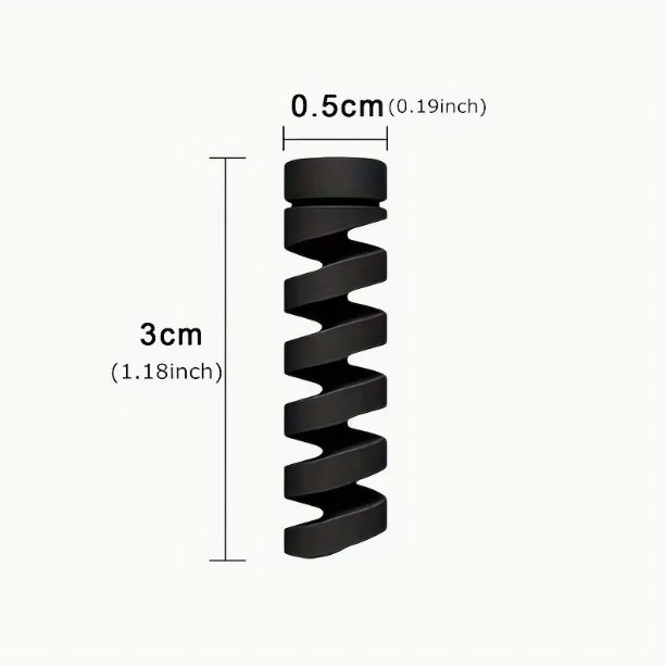Set X4 Protector de cable en espiral