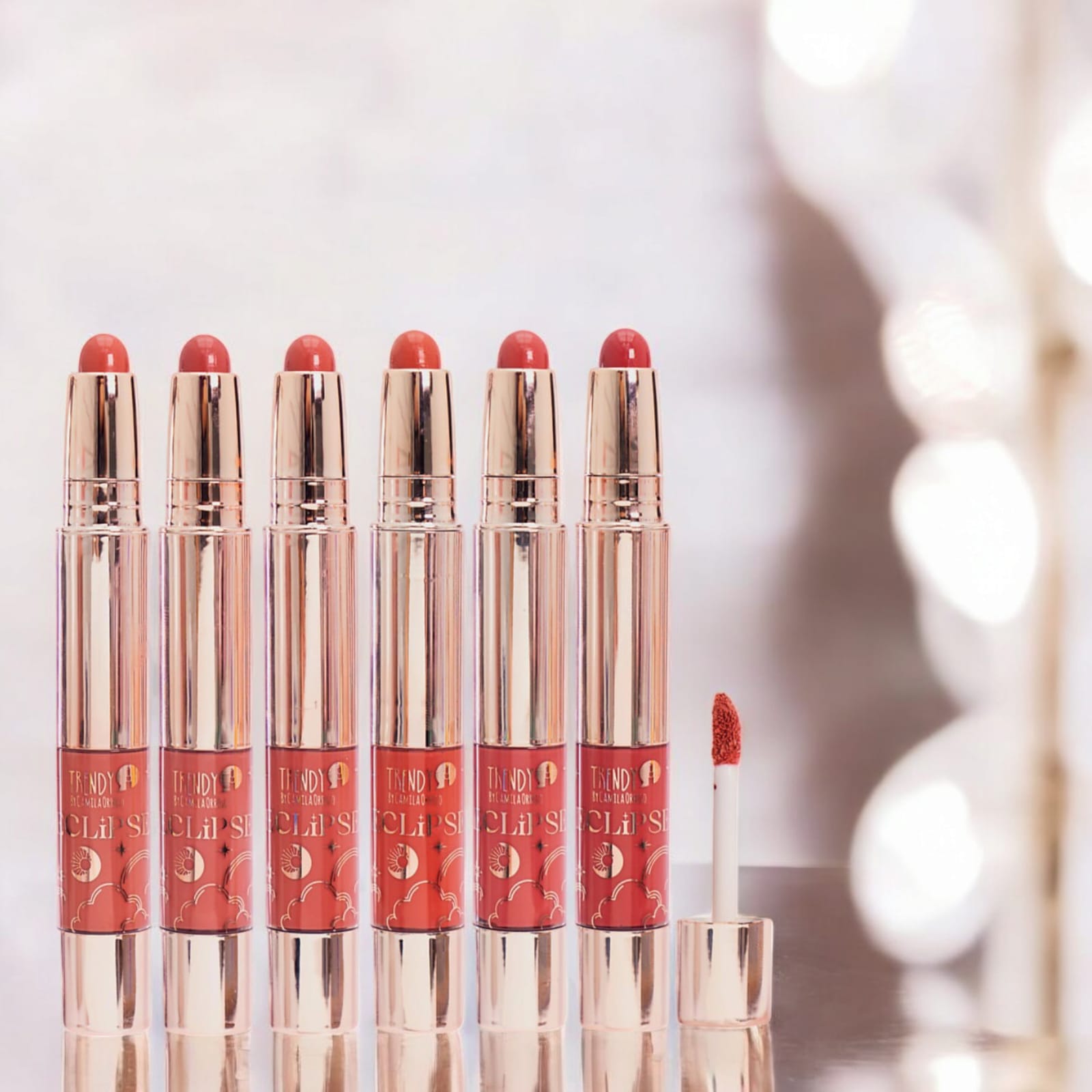 Labial Doble Barra Y Gloss Eclipse