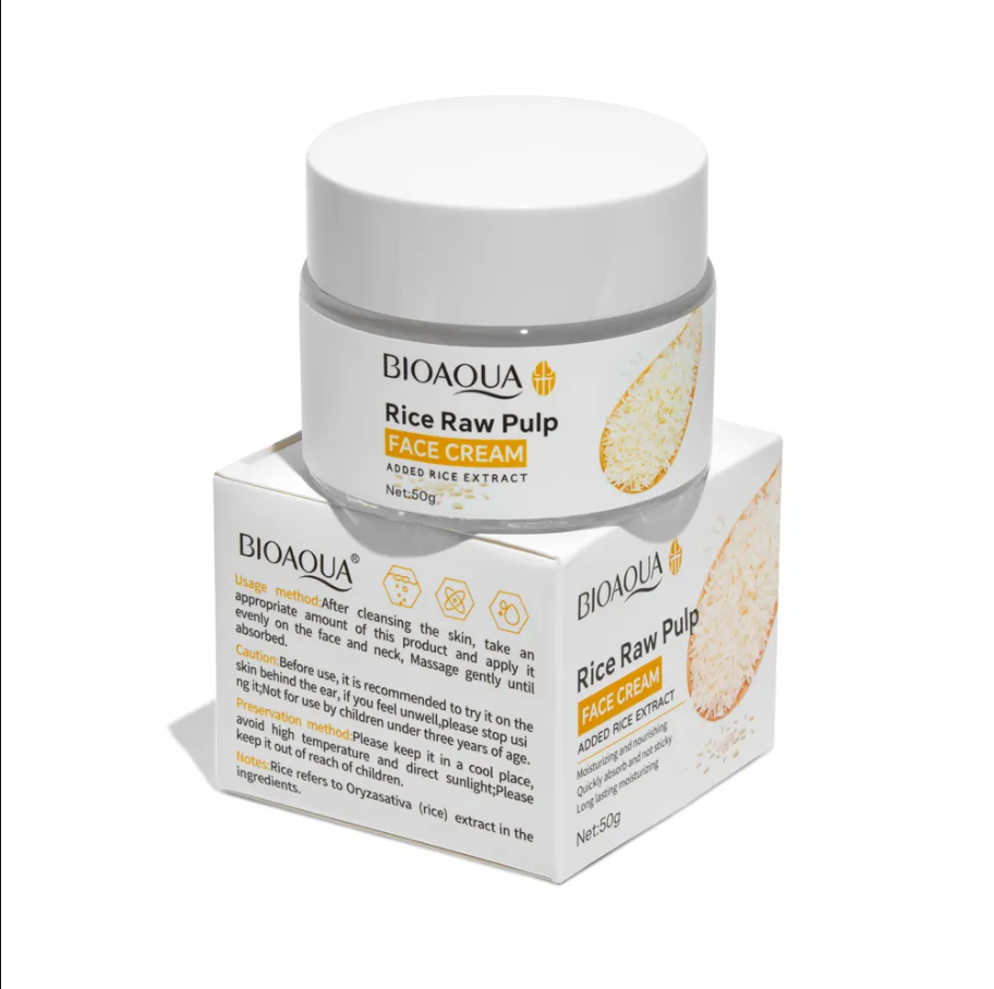 Crema Facial de Arroz Bioaqua