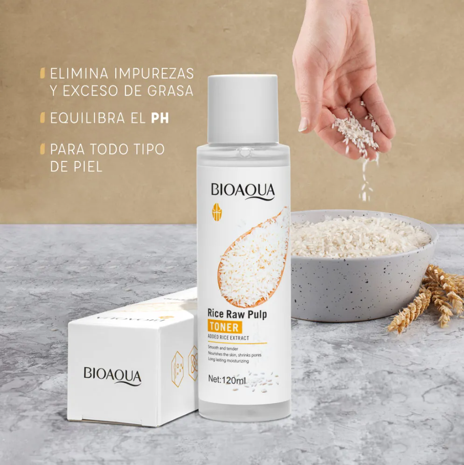 Tónico de  arroz  BIOAQUA