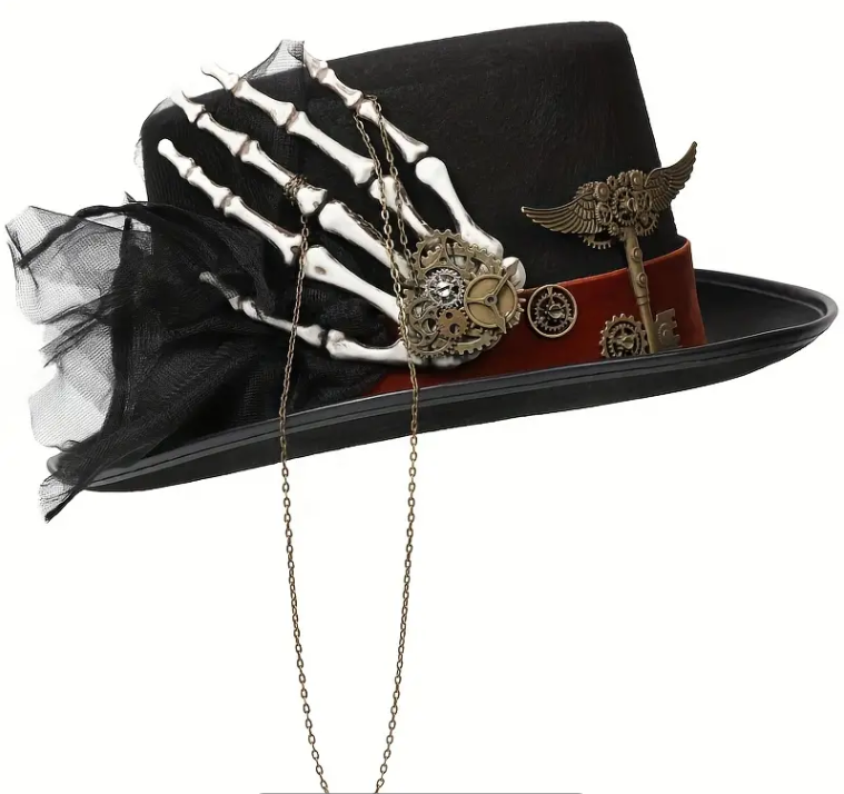 Sombrero de estilo steampunk