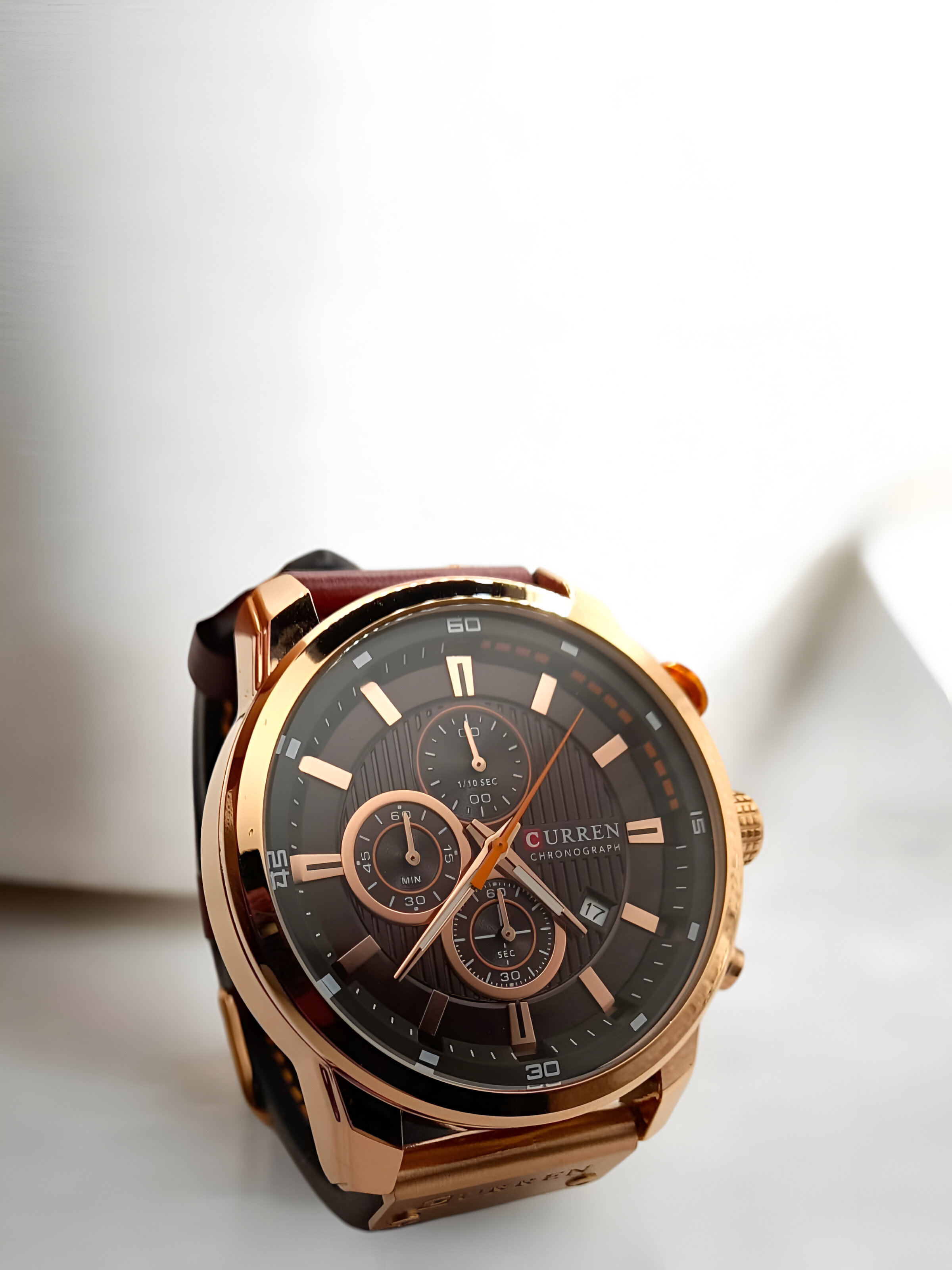 Reloj Curren cronos cuero
