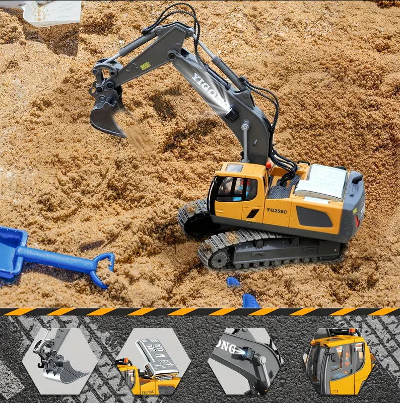 Excavadora de juguete
