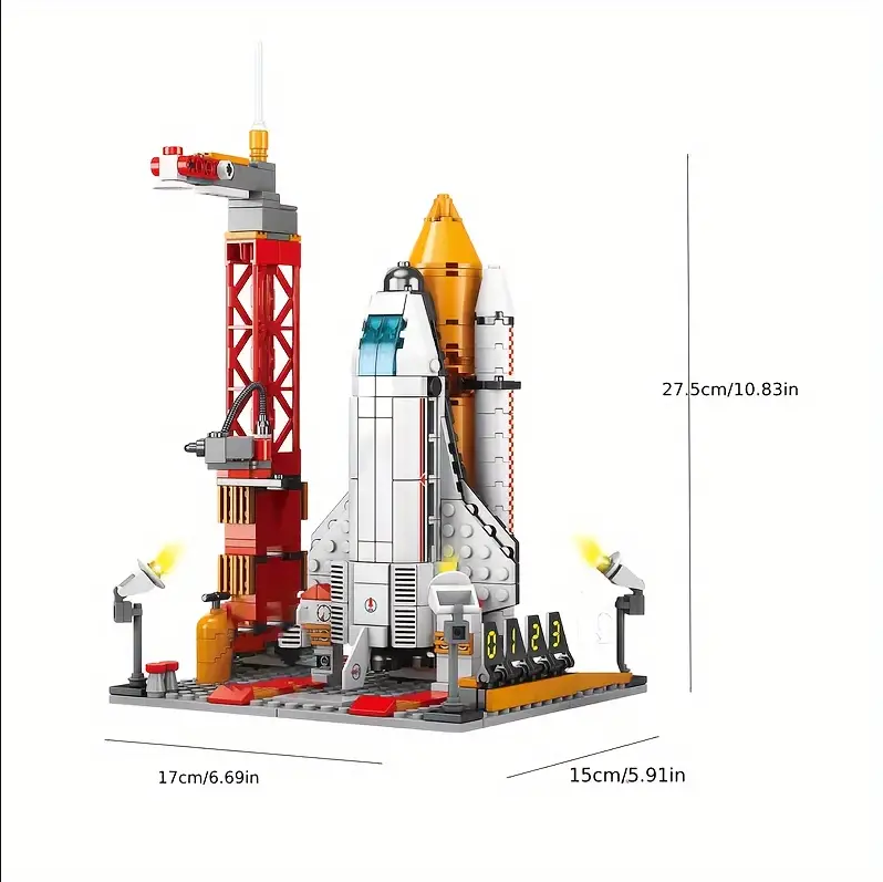 Set de Construcción Cohete Espacial