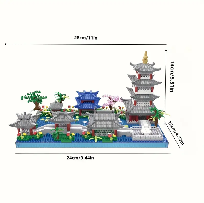 Kit de construcción de jardín tradicional