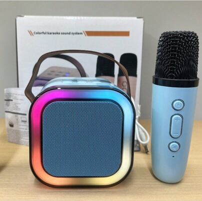 Altavoz portátil con micrófono inalámbrico