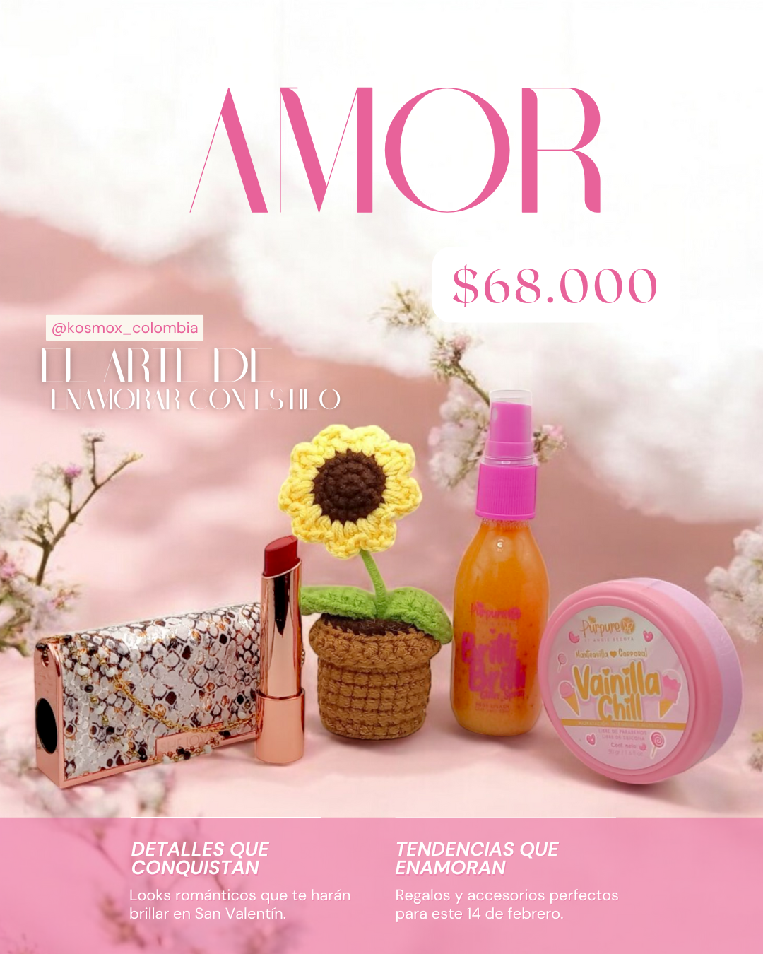 Productos románticos de San Valentín