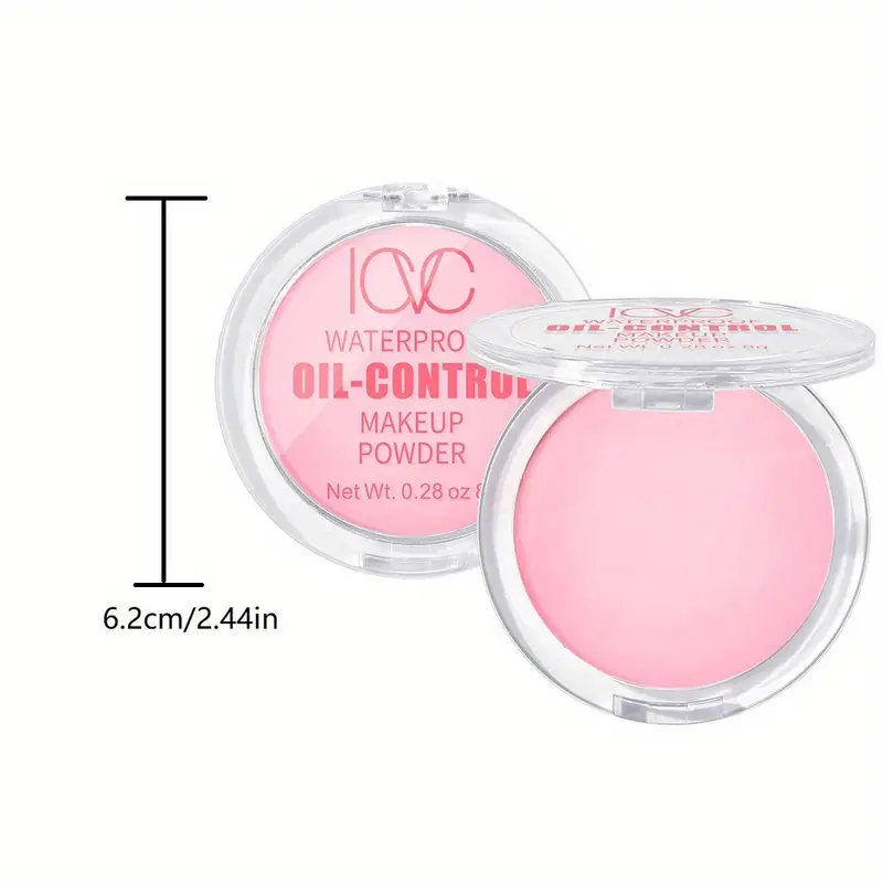 Polvo de maquillaje impermeable de control de aceite