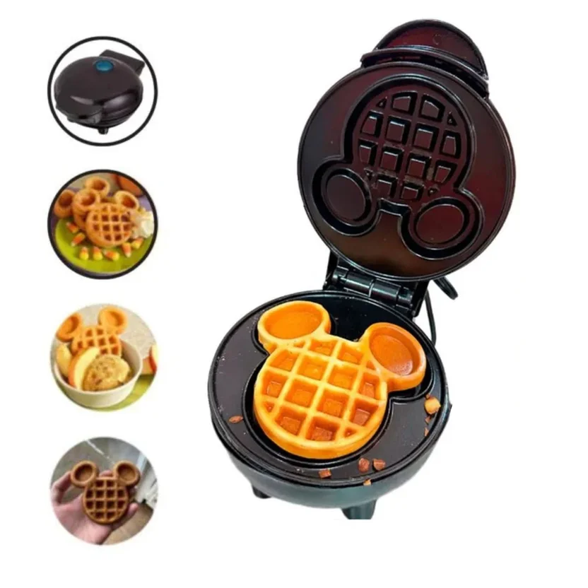 Mini Máquina para hacer gofres con forma de Mickey Mouse