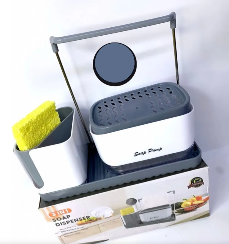 Dispensador de jabón 3 en 1